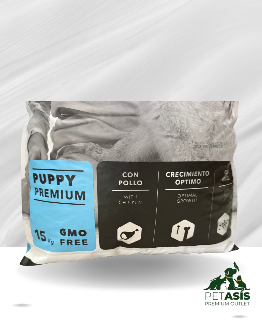 AMITY para Cachorros Premium con Pollo y Arroz | 15 kg