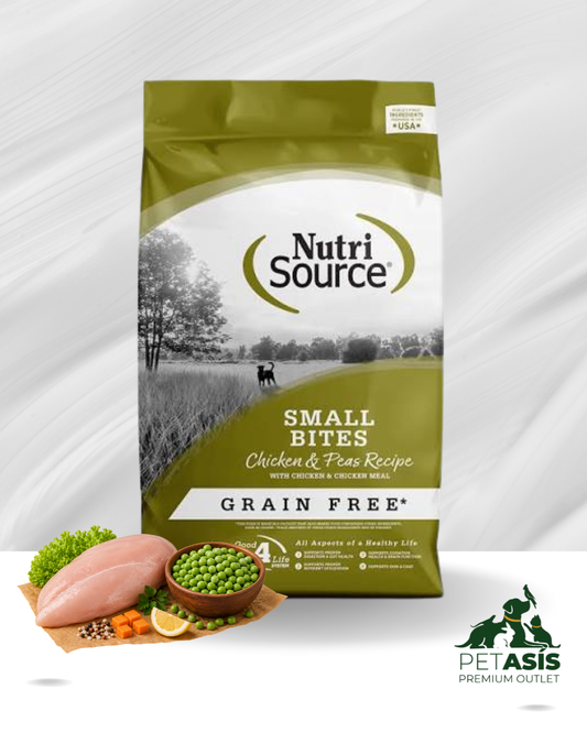 NutriSource Alimento para Perros Pequeños Pollo y Arvejas Sin Granos | 5.4 kg